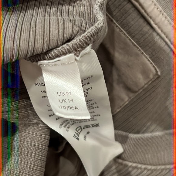 Pilcro ribbed long sleeve tee with slight puff at shoulder - Picture 6 of 8